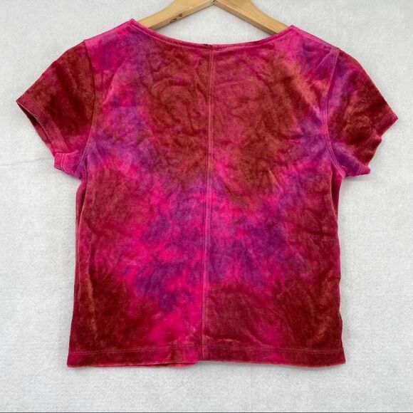 -Free People Tye Dye Velour Shirt NWT - Picture 3 of 6